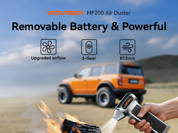 wolfbox compressed air duster, compressed air, air duster