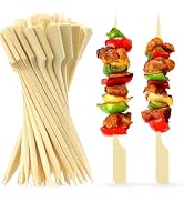 200PCS Skewers 6 7 10 Inch Bamboo Skewers, Cocktail Picks for Drinks, Skewers for Fruit Kabobs Dr...