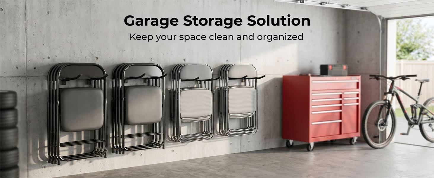 folding chair rack,folding chair storage,ladder storage