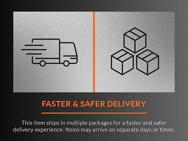 CAP multibox delivery is faster and safer items arrive on separate days or times