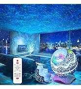 Rossetta Star Projector, Galaxy Projector for Bedroom, LED Night Light Aurora Projector with Blue...