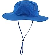 Home Prefer UPF50+ Mens Sun Hat Wide Brim Fishing Hat Womens UV Protection Cap Breathable Mesh Sa...