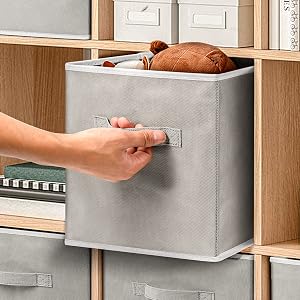 cube storage organizer bins