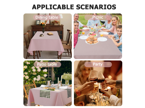 Textured Linen Tablecloth Rectangle