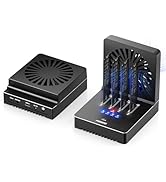 FIDECO M.2 NVMe Cloner Dock, 4-Bay NVMe Cloner Duplicator with Foldable Cooling Fan, 40Gbps (4X 1...