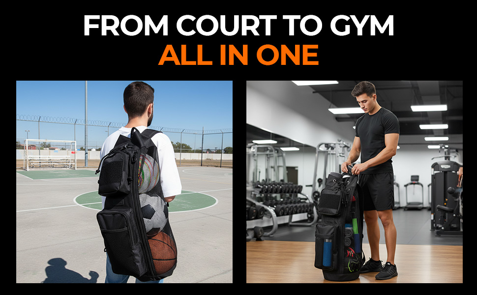 From court to gym, all in one.