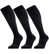 GRAPMKTG 3 Pack Softball Soccer Socks Baseball Football Socks for Youth Men and Women