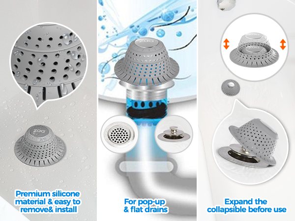 bathtub drain hair catcher