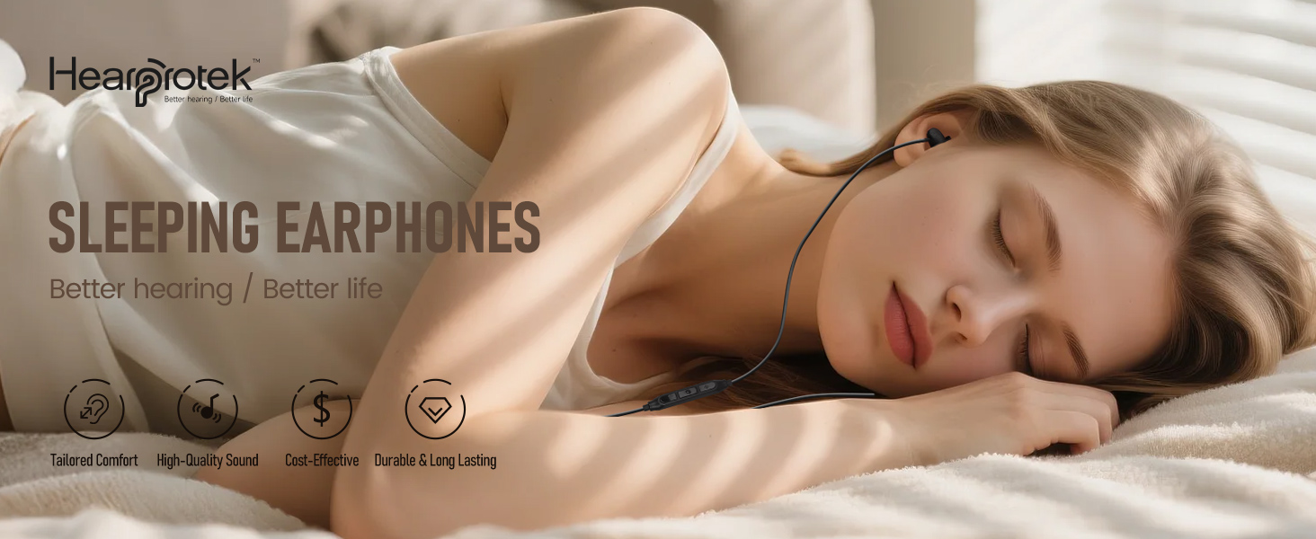 Sleeping earbuds,sleep headphones,noise cancelling earbuds for sleep