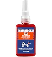 ESKONKE Red Thread Locker 272 - Permanent Threadlocker Metal Glue for Nuts, Bolts, Fasteners High...