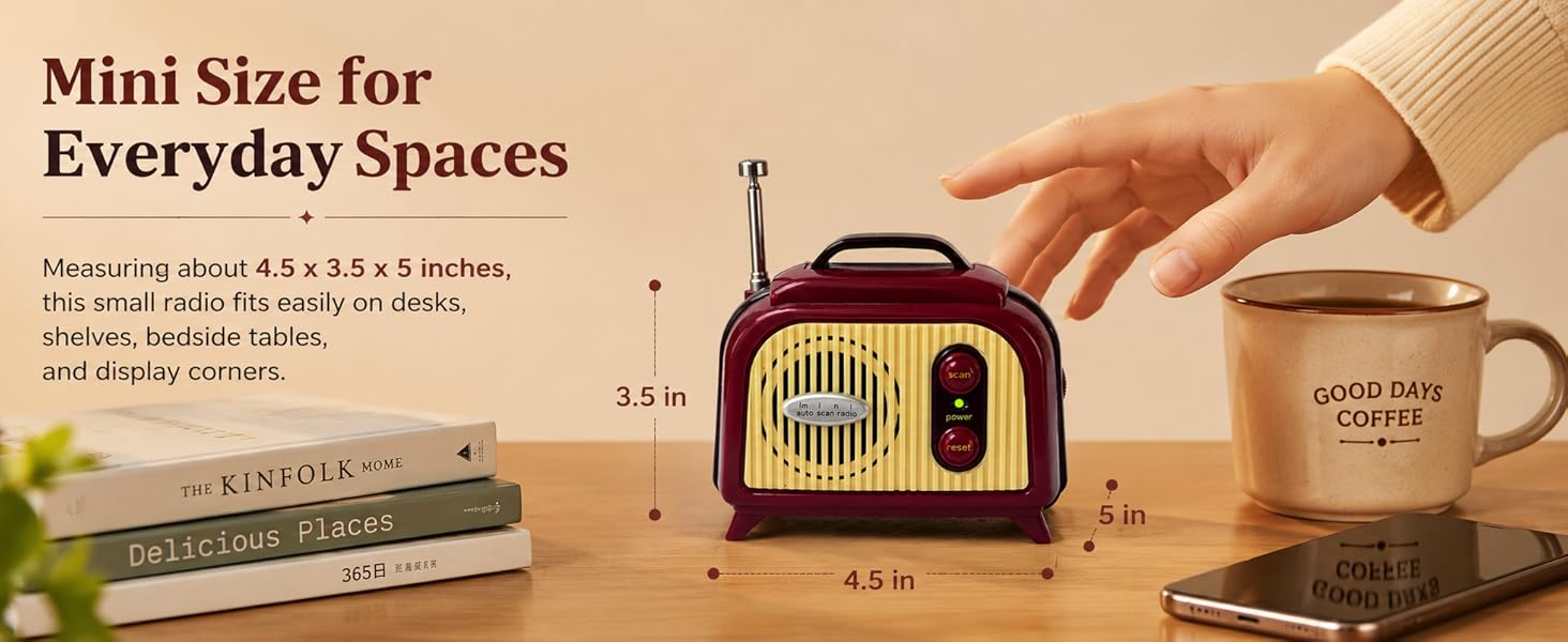 portable retro radio