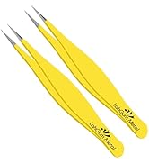 Super Sharp Pointed Tweezers Precision Best Splinter Tweezers Pointed Tip Thin Needle,Ingrown Hai...