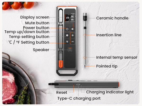 wireless meat thermometer