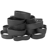 Tactical Rubber Bands Size #94 (3 1/2'' x 3/4''), 25 Pcs Black Thick Extra Wide Large Strong Heav...