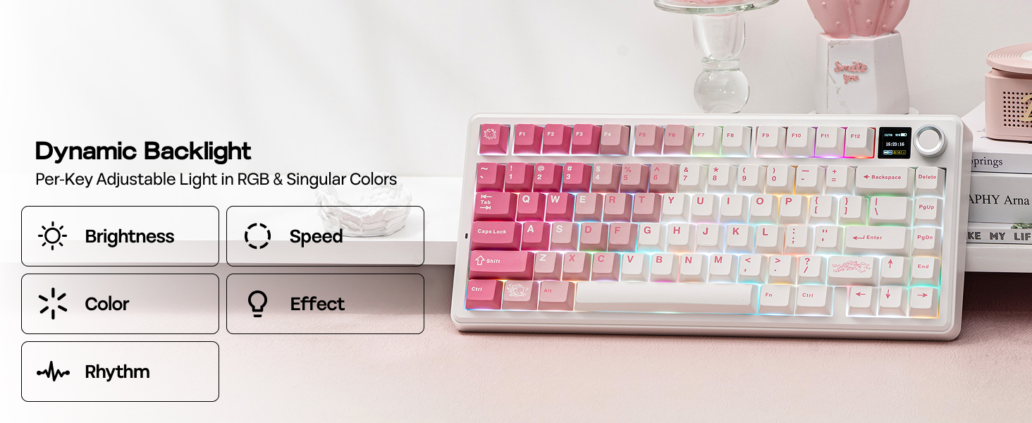G84 PRO Mechanical Keyboard with Silicone Keycaps
