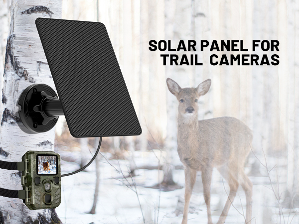 Trail Camera Solar Panel