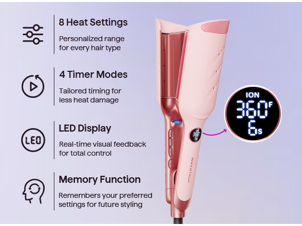 C5 Power Wave Hair Crimping Iron