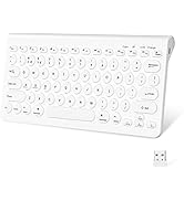 FUWANG Bluetooth Keyboard for iPad, 2.4G Keyboard Wireless Compatible with iPad 10.2 inch/iPad Ai...