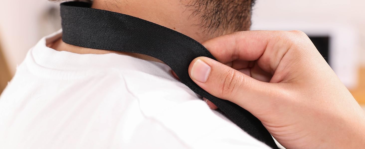 Comfortable and flexible use with thick neck ties.