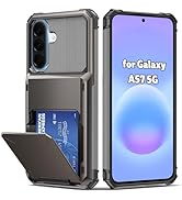 AFGHOA for Samsung A57 5G Wallet Case 5 Credit Card Holder for Galaxy A57 5G Flip Cover Hidden Co...