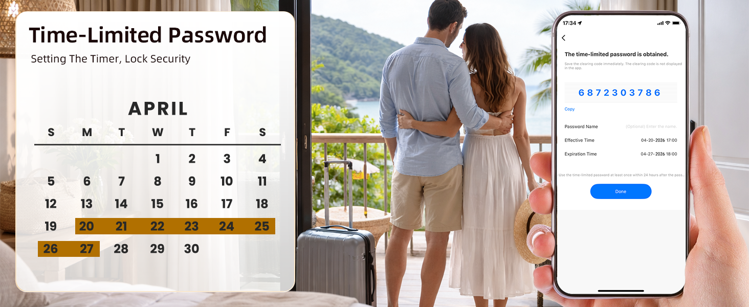 VCHOO Keyless Entry Door Lock