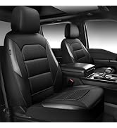 CAR PASS Memory Foam Car Seat Covers,Air Cool Mesh Thick Seat Covers Front Seats,Gray Metal Film ...