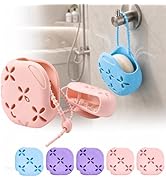 5 PCS Shower Steamers Holder, Aromatherapy Diffuser Containers, Shower Steamer Tray with Hanging ...