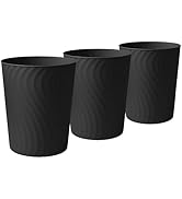 YGJT Small Trash Can, 3 Pack 1.8 Gallons Bathroom Trash Can, Slim Waste Basket, Round Garbage Can...