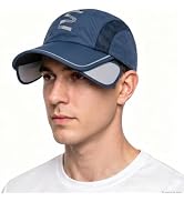 IVYWNT Retractable Brim Baseball Cap, UV Protection Sun Visor Hat with Adjustable Brim Tennis Gol...