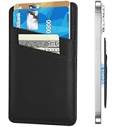 Senose Magnetic Wallet Card Holder Compatible for Magsafe Wallet, Leather Mag-Safe Wallet Card Ho...