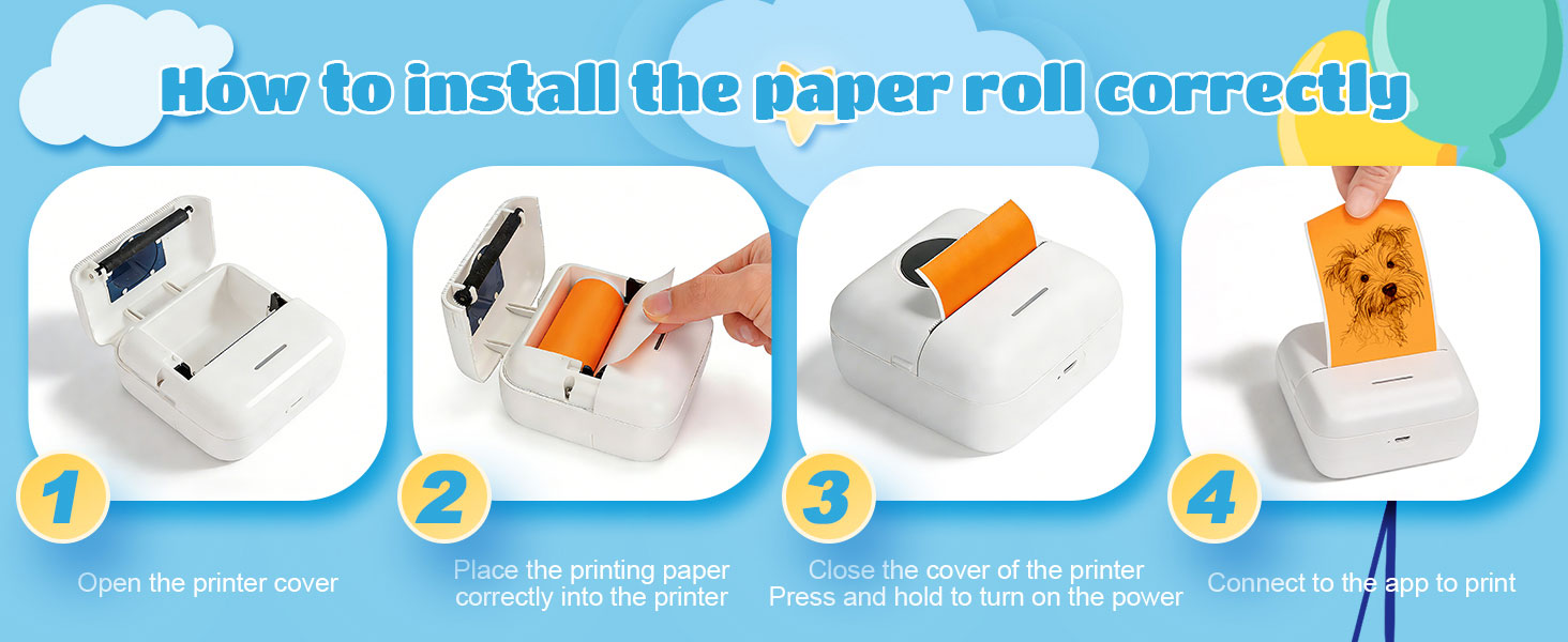 mini printer sticker paper mini thermal printer sticker paper thermal sticker paper