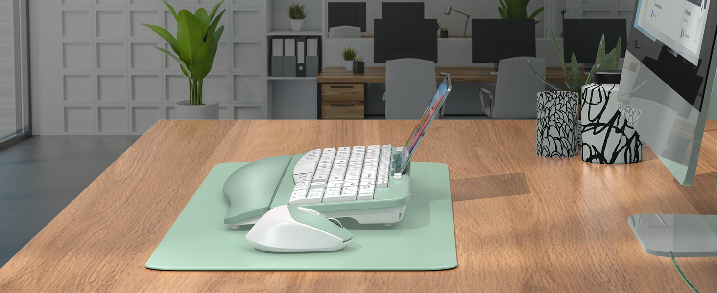ergonomic keyboard and mouse