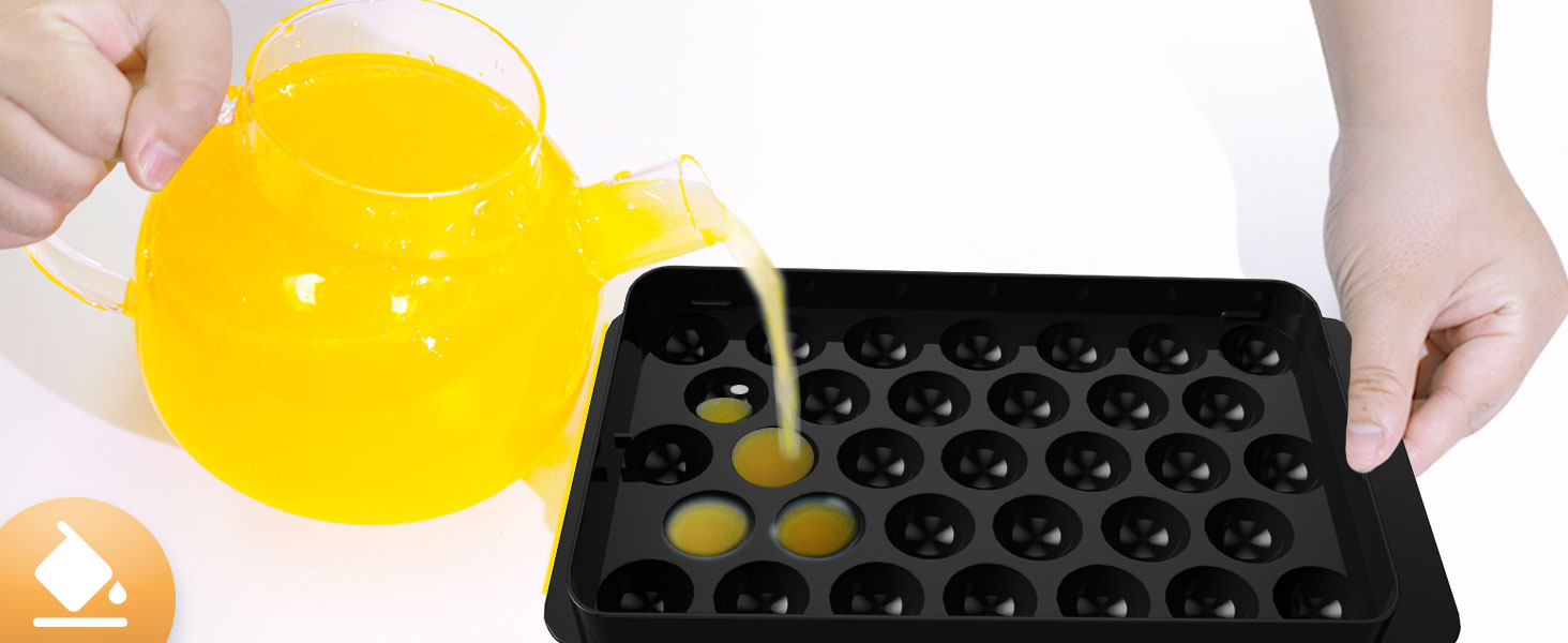 WIBIMEN Round ice cube trays