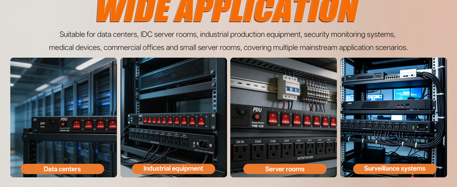 1U rack mount power supply