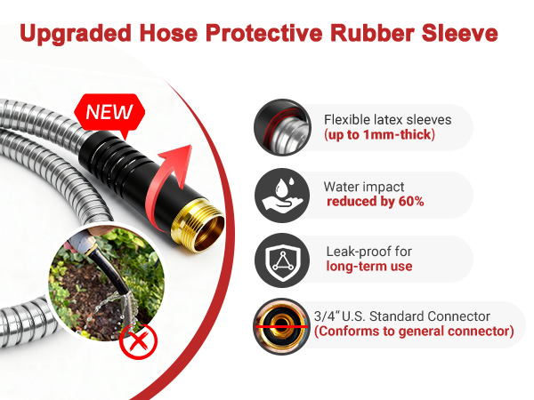 stainless steel garden hose