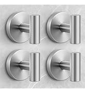 WingWider Shower Hooks for Inside Shower,No-Drill Removable&Reusable Towel Hooks for Bathroom,Hea...