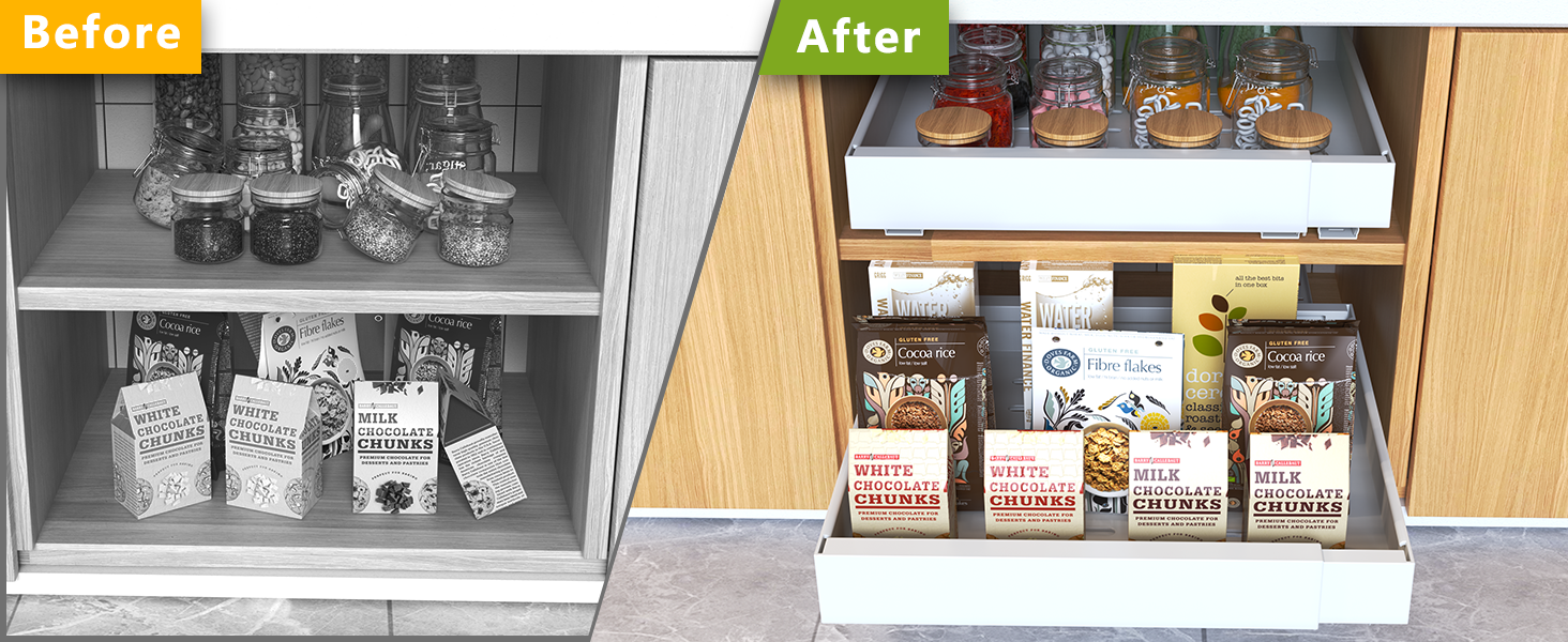 pull out drawers for cabinets
