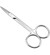 Facial Hair Small Grooming Scissors For Men Women - Eyebrow, Nose Hair, Mustache, Beard, Eyelashe...