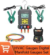 CMTOOL HVAC Gauges Digital Manifold Gauges Set, 92 Refrigerants, Pressure and Temp Test, HVAC Too...