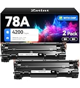 78A Black Toner Cartridge 2-Pack High Yield with Chip Replacement for HP 78A CE278D CE278A Toner ...