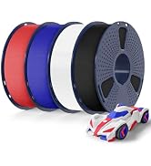 SUNLU High Speed PETG Filament 1.75mm 4KG Bundle, 3D Printer Filament 4kg, 1kg per Spool, Pack of...