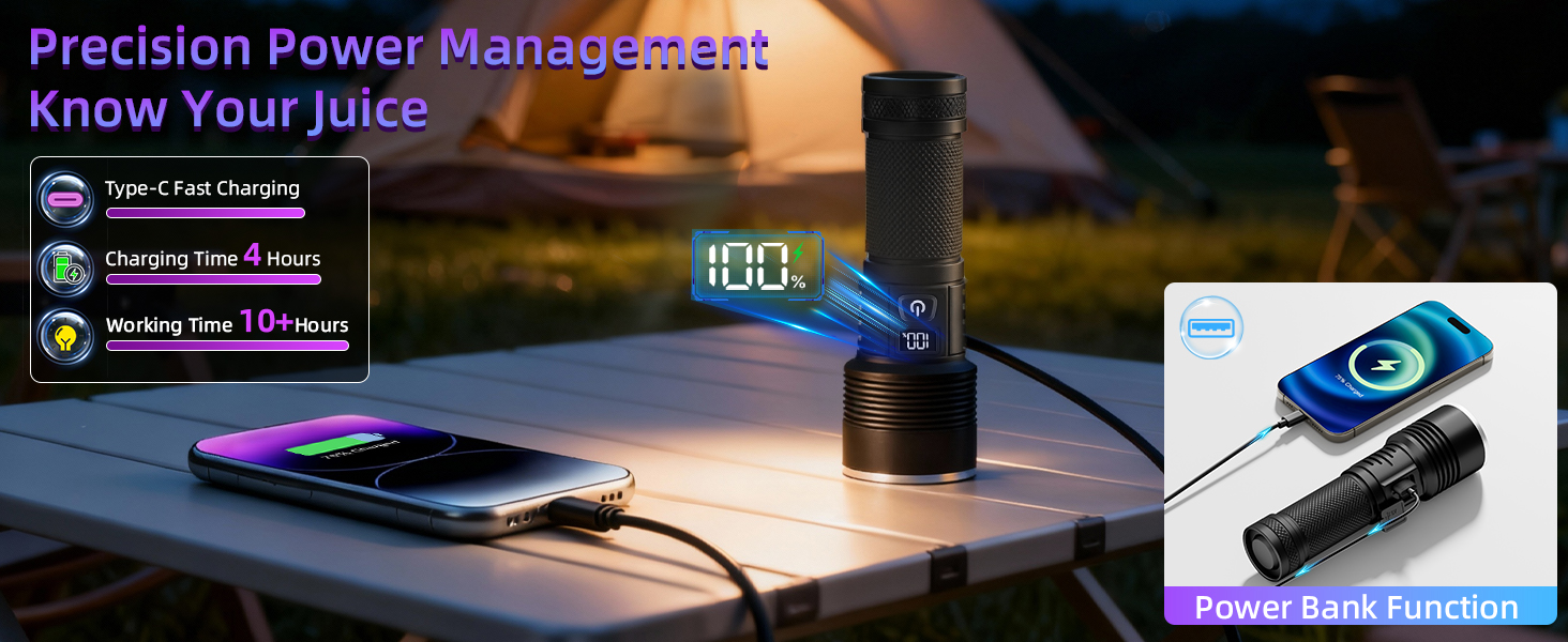 rechargeable uv flashlight