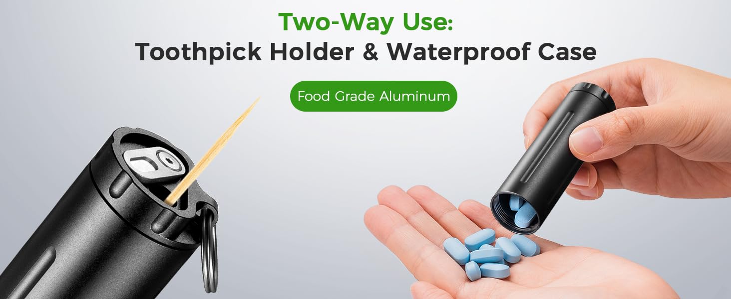 Convertible Design: From Toothpick Holder to Sealed Canister