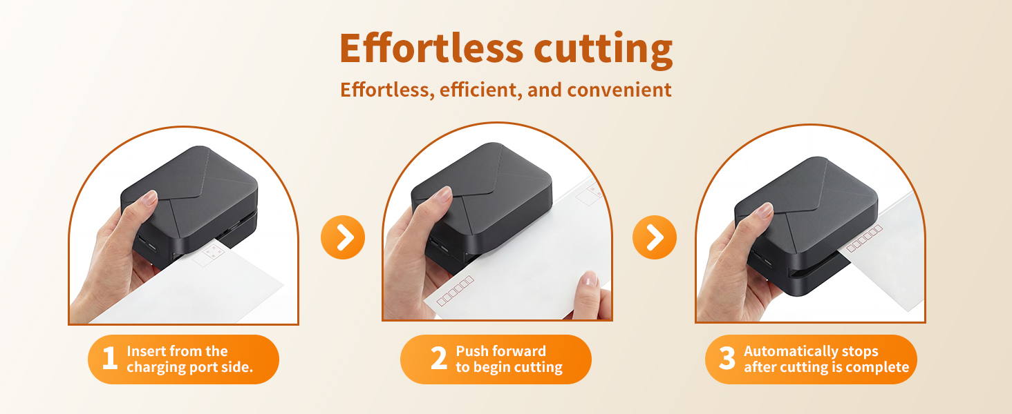 safe envelope cutter for family mail