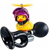 Lanxitown Bike Horn with Little Yellow Duck Classic Vintage Metal Twist Bicycle Horn for Kids Bik...
