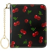 AIRMORS Women's Small Bifold Wallet, Thin Pocket Credit Card Organizer with ID Window, Zipper Coi...