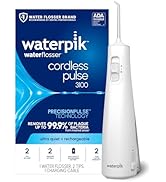 Waterpik Cordless Pulse 3100 Rechargeable Portable Water Flosser for Teeth, Gums, Braces Care and...