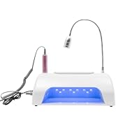 5in1 Manicure Machine 96W LED Nail Lamp Dryer Vacuum Cleaner Nail Drill Dust