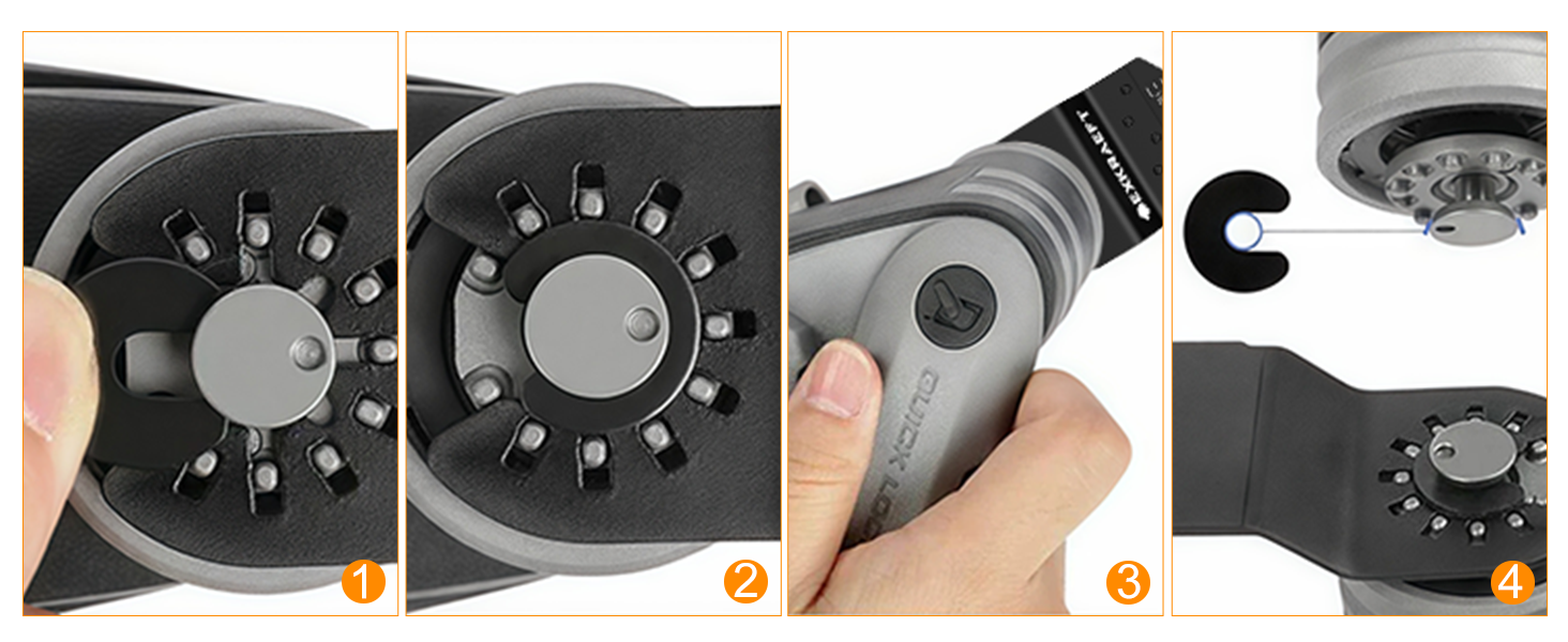 Curved-Edge Oscillating Tool Blade