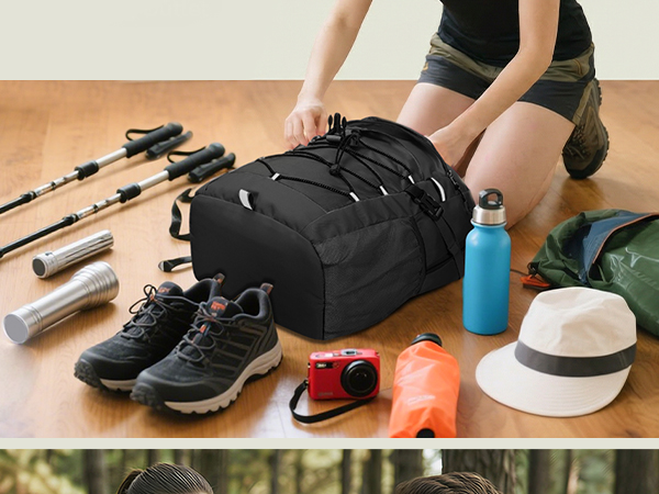 This 25L travel backpack for short trips. Big enough to hold all your essentials.